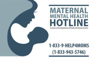 Maternal Mental Health Hotline